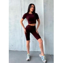 Шорти Велосипедки Бордові