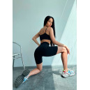 Придбати Велосипедки Чорні в Рубчик FKS2352765