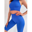 Шорти Велосипедки Сині в Рубчик