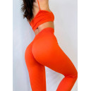 Спортивний одяг Топ Спортивний Помаранчевий