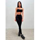 Спортивний одяг Топ Спортивний Чорний