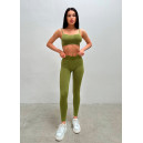 Спортивний одяг Топ Спортивний Зелений