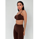 Спортивний одяг Топ Спортивний Коричневий