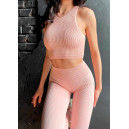 Придбати Топ Спортивний Рожевий в Рубчик FKS2352842