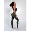 Придбати Топ Спортивний Темно Зелений в Рубчик FKS2352836