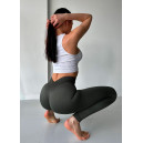 Спортивний одяг Топ Спортивний Білий в Рубчик