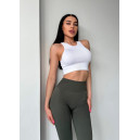 Придбати Топ Спортивний Білий в Рубчик FKS2352850