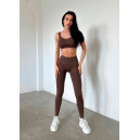 Спортивний одяг Топ Спортивний Коричневий