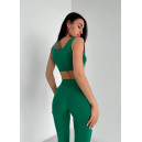 Спортивний одяг Топ Спортивний Зелений