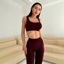 Оригінал Топ Спортивний Темно Бордовий