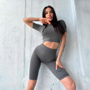 Оригінал Кроп Топ Темно Сірий