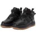 Кроссовки Nike Air Force 1 Mid Gore-Tex Winter Termo Black Gym С МЕХОМ