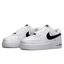 Кросівки Nike Air Force 1 Low White Black Winter С МЕХОМ
