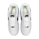 Оригінал Nike Air Force 1 Low White Black Winter С МЕХОМ