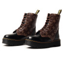 Черевики Dr. Martens Jadon Smooth Leather Platform Boots З ХУТРОМ