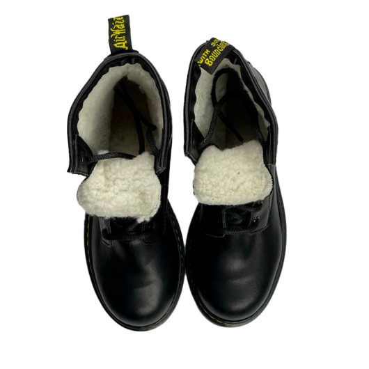 Dr. Martens Jadon Smooth Leather Boots Black С МЕХОМ