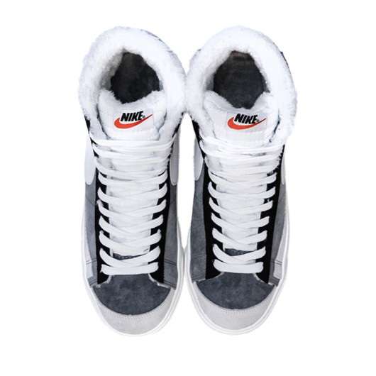 Nike Blazer Grey White Winter С МЕХОМ