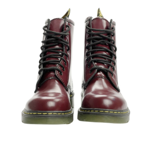 Dr. Martens 1460 Smooth Leather Lace Up Boots З ХУТРОМ