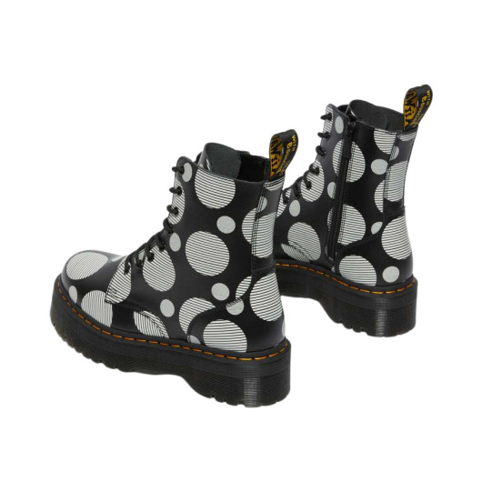 Dr. Martens Jadon Polka Dot Smooth Leather Platform Boots 26882009