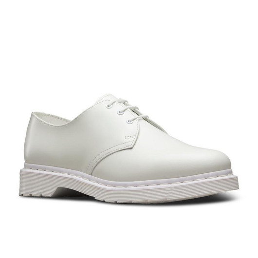 Dr. Martens 1461 Mono White Smooth Leather Oxford Shoes 14346100