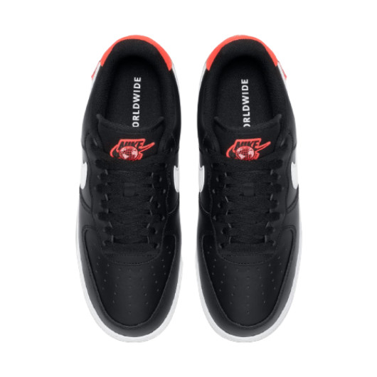 Nike Air Force 1 Low Worldwide Black Flash Crimson White CK7648-001