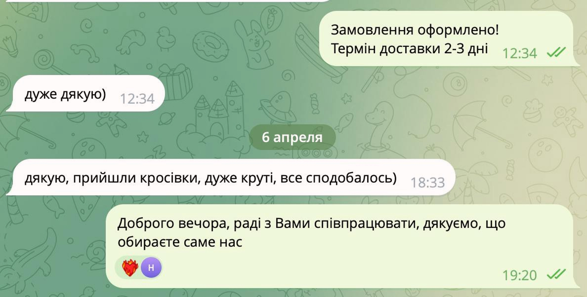 Повідомлення від клієнтів - Олесь